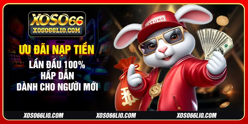 Ưu đãi nạp tiền lần đầu 100% hấp dẫn dành cho người mới